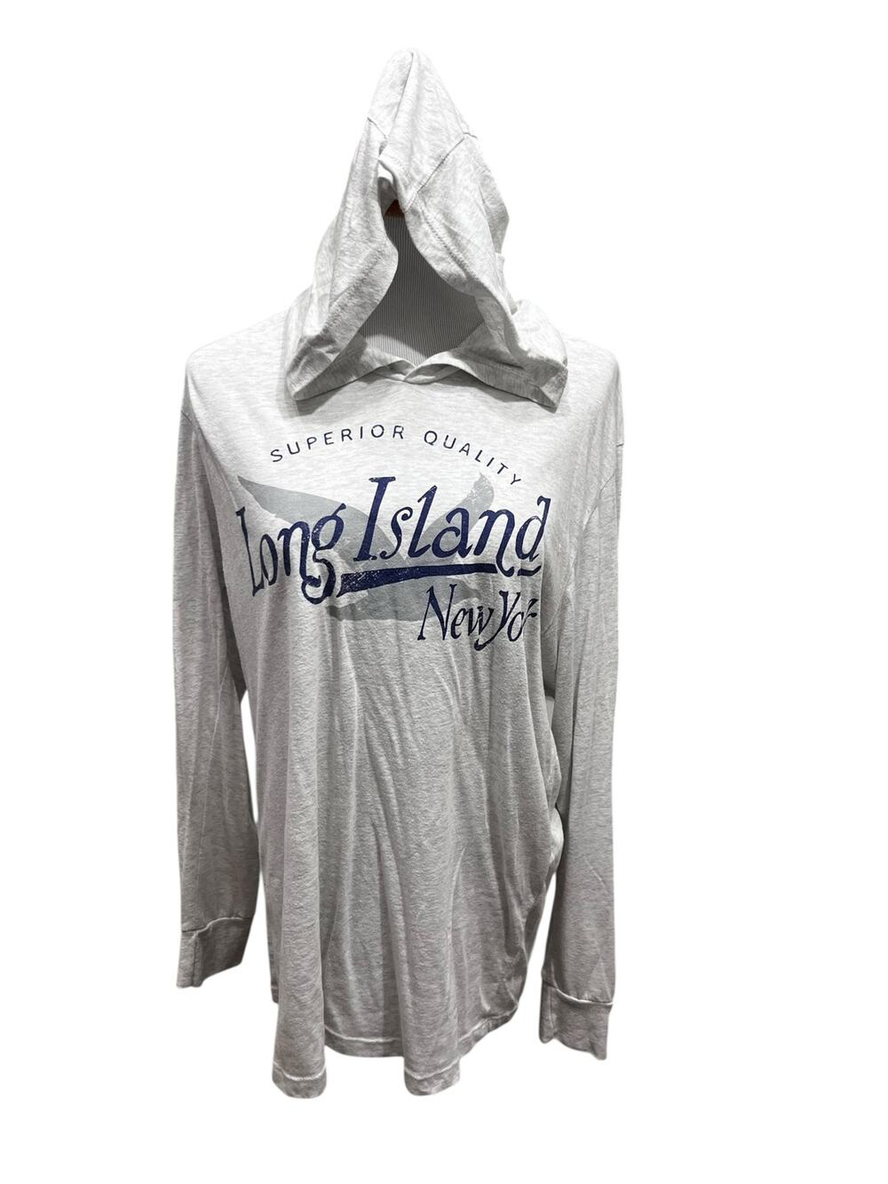 Long Island NY Graphic Hoodie Long Sleeve Shirt SIZE XL